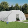 vidaXL Serra con Telaio in Acciaio Bianco 108 m&sup2; 18x6x2,85 m