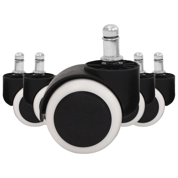 vidaXL Rotelle per Sedie da Ufficio 5 pz