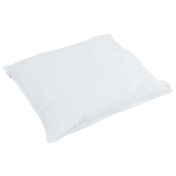vidaXL Cuscino con cuscino 2 pcs Bianco 80 x 80 cm Piuma