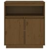 vidaXL Credenza ambra 70x34x80 cm in Legno Massello di Pino
