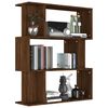 vidaXL Libreria/Divisorio Rovere Marrone 80x24x96 cm Legno Ingegnerizzato