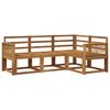 vidaXL Set di divani da esterno 4 pcs Naturale
