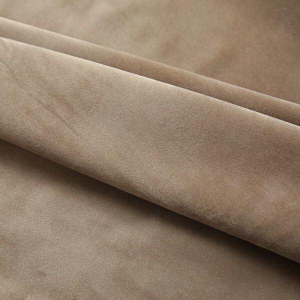 vidaXL Tende Oscuranti con Ganci 2 pz Beige in Velluto 140x225 cm