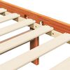 vidaXL Struttura del letto Marrone cerato 205,5 x 185,5 x 100 cm