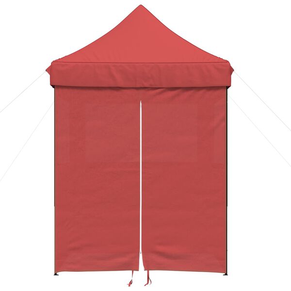 vidaXL Tenda Party Borgogna 200 x 200 x 306 cm Tessuto Oxford