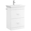 vidaXL Set di mobili per il bagno Bianco 61 x 40 x 84,5 cm
