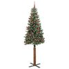 vidaXL Albero di Natale snodato con 300 LED Verde e Bianco 210 cm