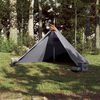 vidaXL Tenda Familiare Tipi 7 Persone Grigia e Arancione Impermeabile