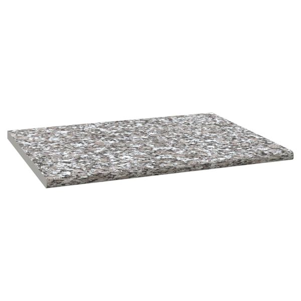 vidaXL Piano da Cucina Grigio Trama Granitica 80x60x2,8 cm Multistrato