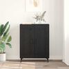 vidaXL Credenza Rovere Nero 69,5 x 34 x 90 cm