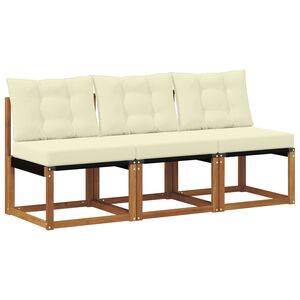 vidaXL 3 Pezzo Divano centrale da esterno