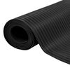 vidaXL Tappeto per pavimento Nero 1 x 5 m Gomma