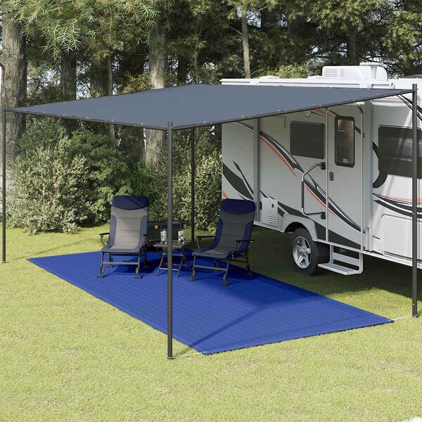 vidaXL Tappeto da Tenda 250x550 cm Blu