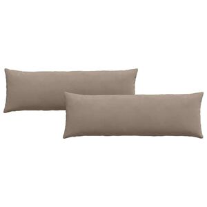 vidaXL Cuscini da Divano 2 pcs Talpa 120 x 40 cm Tessuto