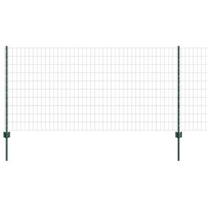 vidaXL Recinzione Euro con palo 25 x 1 m Acciaio rivestito in PVC Rete