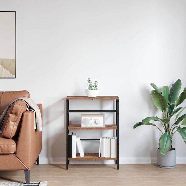 vidaXL Libreria Legno vecchio 60 x 29,5 x 81 cm Legno multistrato