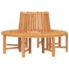 vidaXL Panche per Albero Semi Circolari 2pz &Oslash;160cm Legno Massello Teak