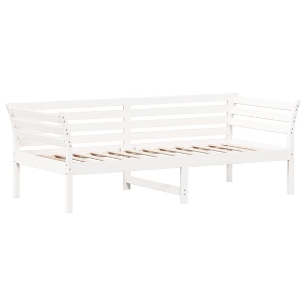 vidaXL Dormeuse senza Materasso Bianca 80x200 cm Legno Massello Pino
