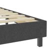 vidaXL Letto a Molle Grigio Scuro in Tessuto 100x200 cm