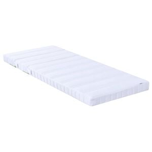 vidaXL Materasso in Schiuma Estensibile 80 x 200 cm Bianco