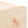 vidaXL Comodino Marrone 44 x 32,5 x 40 cm Legno di pino massello
