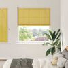 vidaXL Tenda a rullo con tende Giallo 150 x 160 cm Bamb&ugrave;