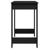 vidaXL Scrivania Nera 100x45x75 cm in Legno Multistrato