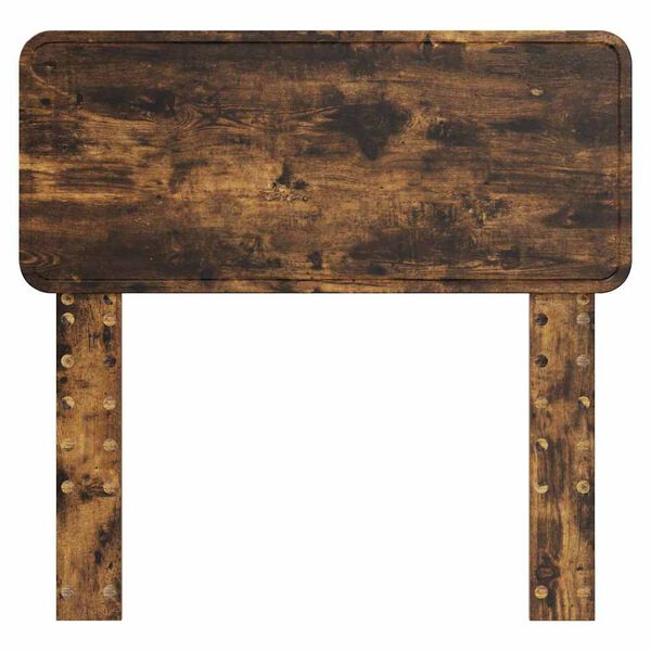 vidaXL Testiera con testiera Rovere fumé 75 cm Legno multistrato