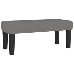vidaXL Panca Grigio Scuro 70x30x30 cm in Tessuto