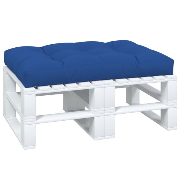 vidaXL Cuscino per Pallet Blu Reale 120x80x12 cm in Tessuto