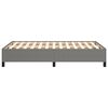 vidaXL Giroletto senza Materasso Grigio Scuro 120x190 cm in Tessuto