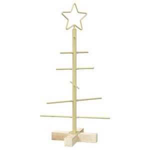 vidaXL Albero di Natale in metallo con supporto KUOPIO 60 cm Acciaio