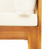 vidaXL Set Divani da Giardino 10pz con Cuscini Legno Massello Acacia