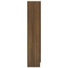 vidaXL Mobile Vetrina Rovere Marrone 82,5x30,5x150cm Legno Multistrato