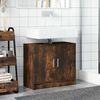 vidaXL Mobile Lavabo Rovere Fumo 63x29x55 cm in Legno Multistrato