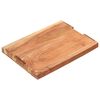 vidaXL Tagliere 50x35x4 cm in Legno Massello di Acacia