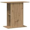 vidaXL Supporto per acquario artigianale in rovere 36x75x72,5 cm in legno ingegnerizzato