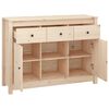 vidaXL Credenza 100x35x74,5 cm in Legno Massello di Pino