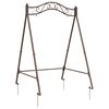 vidaXL Telaio per Altalena Marrone Antico 113 x 121,5 x 168 cm Acciaio