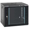vidaXL Armadietto di rete Black 530 x 400 x 450 mm Acciaio