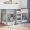 vidaXL Struttura letto a terra Grigio Sonoma 90 x 190 cm