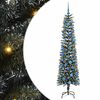 vidaXL Albero di Natale artificiale con 300 LED Verde 180 cm