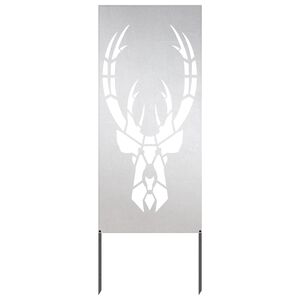 vidaXL Schermo per privacy in giardino Argento 50 x 140 cm