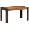 vidaXL Tavolo da Pranzo 140x70x76 cm in Legno Massello di Mango Grezzo