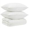vidaXL Set di piumoni in piume d&rsquo;oca al 90% FULDA 3 pz 140 x 220 cm