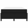 vidaXL Struttura del letto con materasso Nero 120 x 190 cm Tessuto