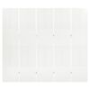 vidaXL Paravento a 5 Pannelli 2 pz Bianco 200x180 cm in Acciaio