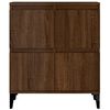 vidaXL Credenza Rovere Marrone 60x35x70 cm in Legno Multistrato