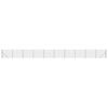 vidaXL Recinzione Metallica con Flangia Antracite 1,6x25 m