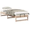 vidaXL Struttura del letto Marrone 90 x 210 cm Pino massello